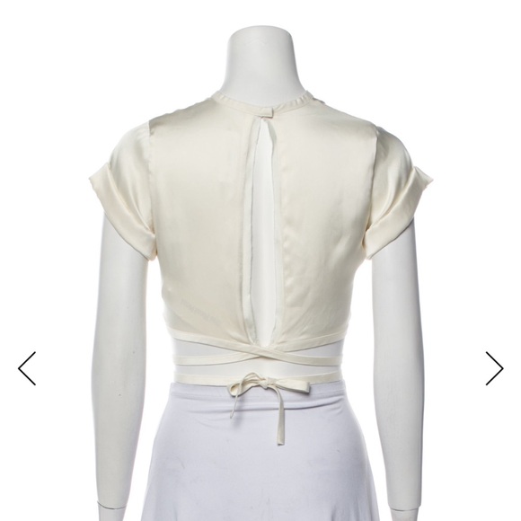 Orseund Iris Satin Crop Top - Picture 3 of 3